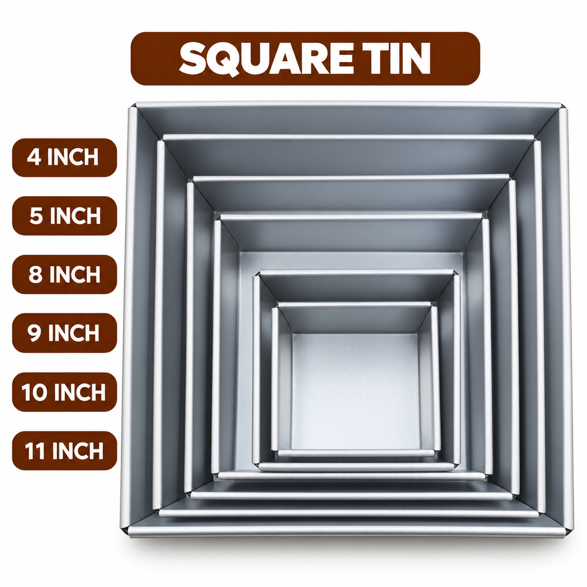 Square Tin