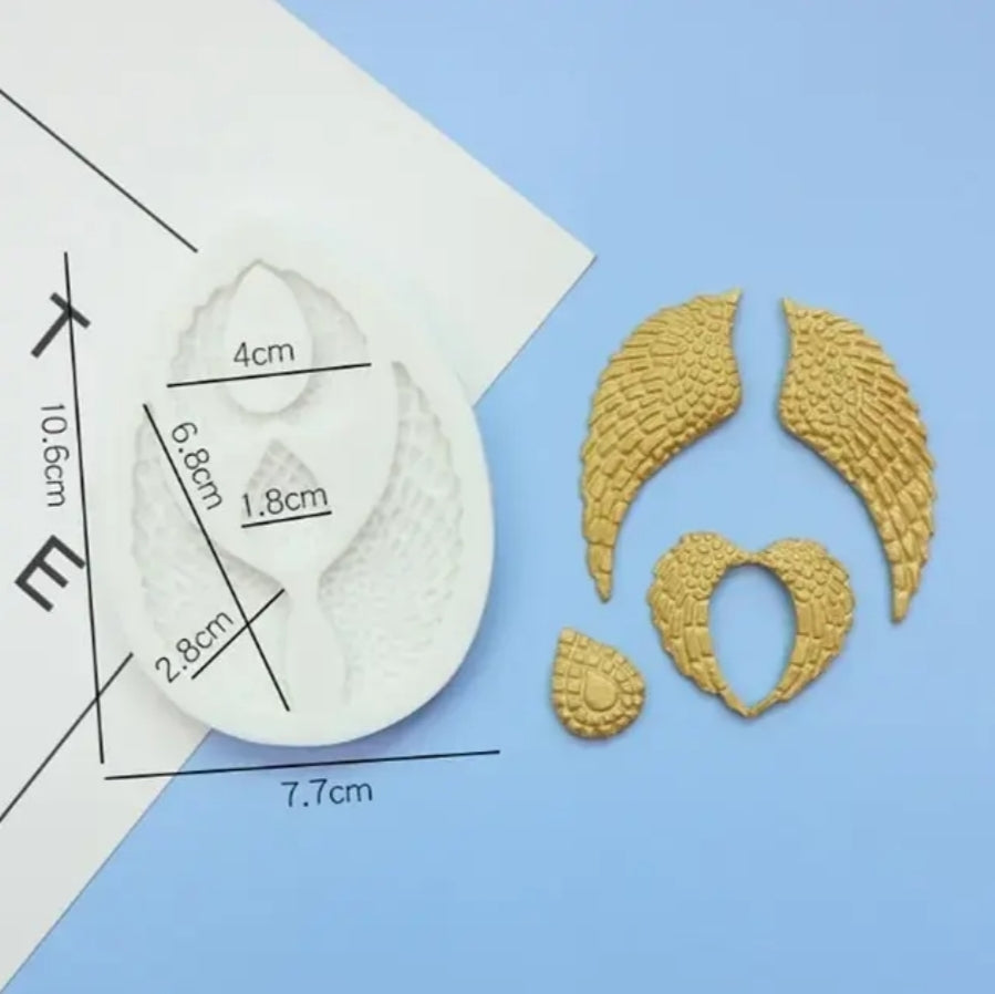 Angel Wings 3 in 1 Silicone Mould