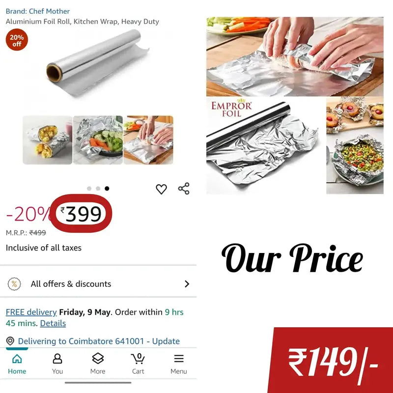 Aluminium Foil(18m)