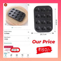 Mini Cupcakes Tray(12 Cavity)