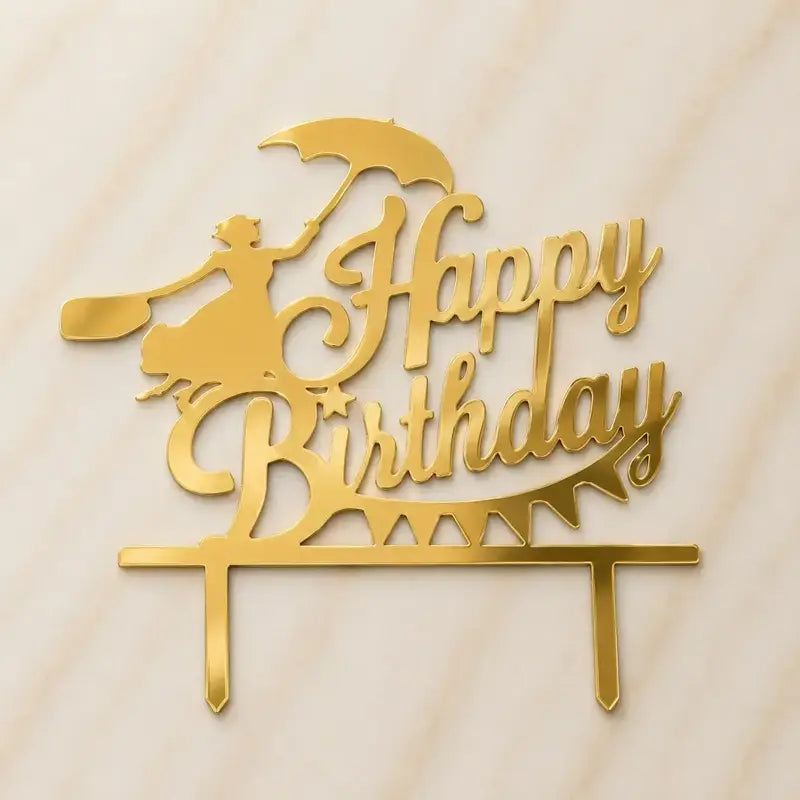 Premium Happy Birthday 5inch Topper