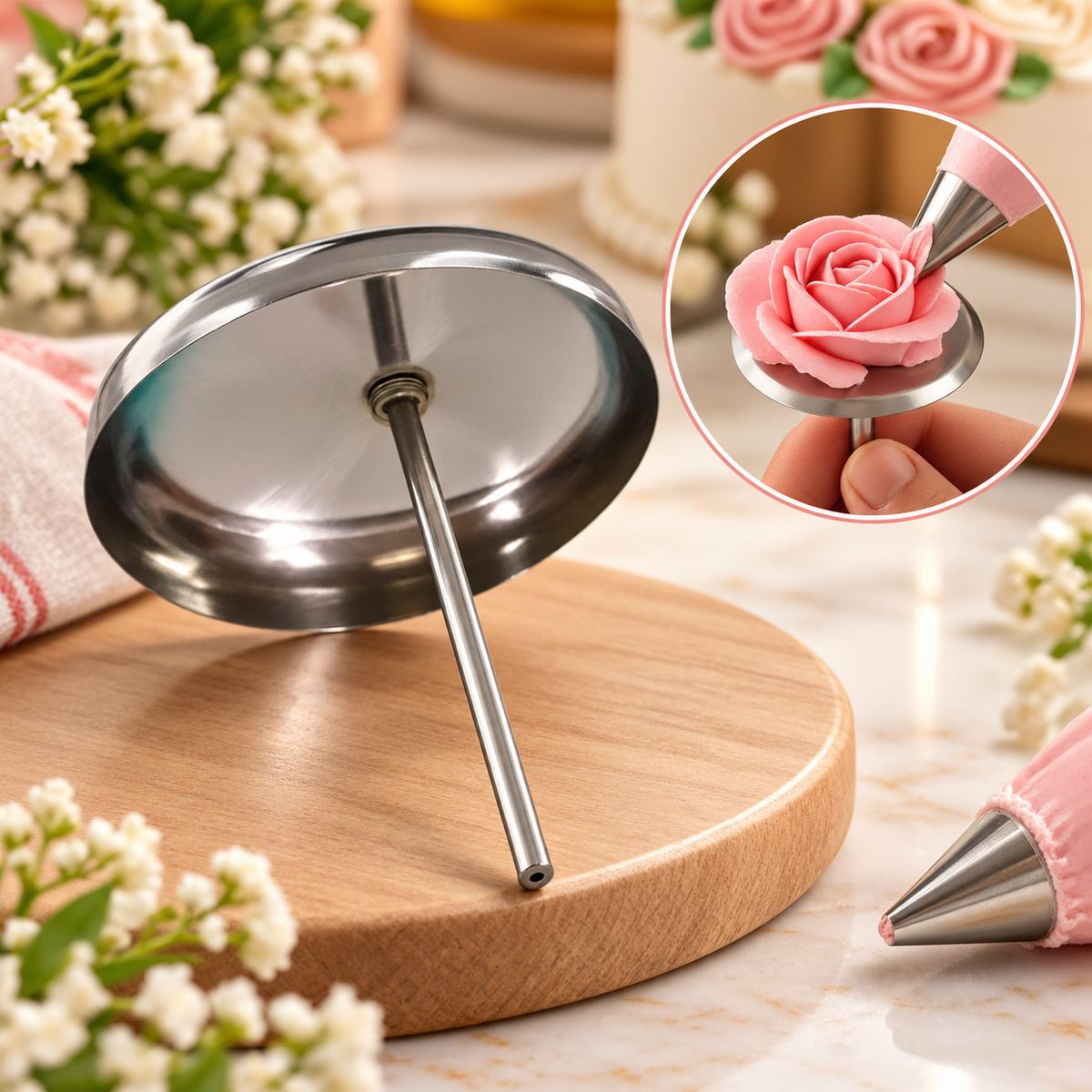 Cake Flower Nail