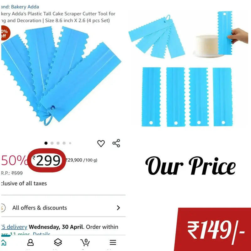 Tall Scraper(4pcs)Set