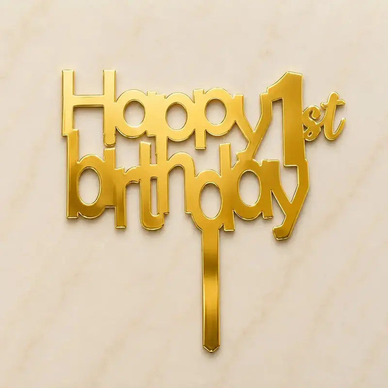 Happy 1st Birthday Topper