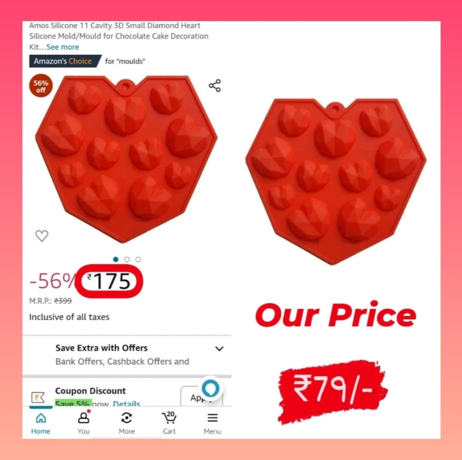 Heart Pinata Bubble Mould