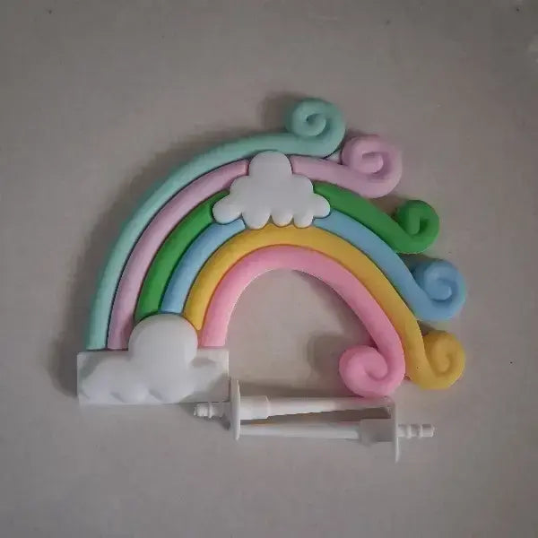 Rainbow Theme Silicone Topper