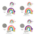 Mini Cupcake Rainbow Silicone(2pcs)Set