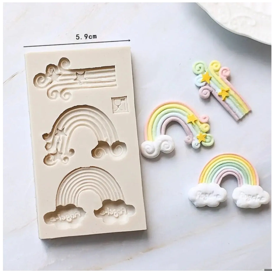 Rainbow 3 in 1 Silicone Mould