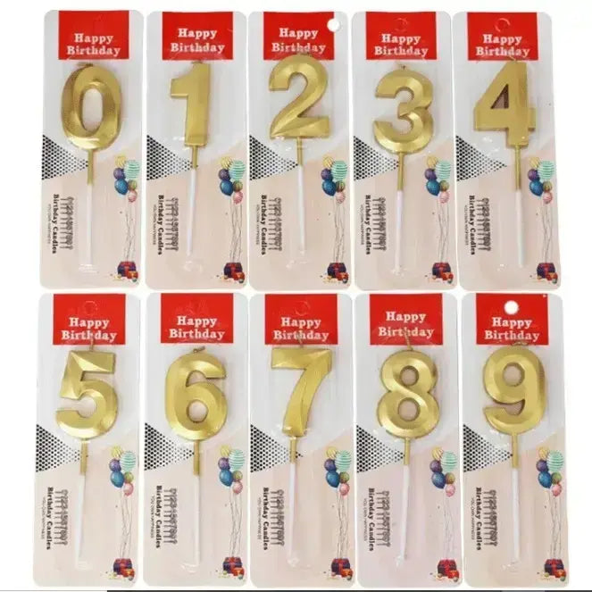 Number Candle (0-9)Set