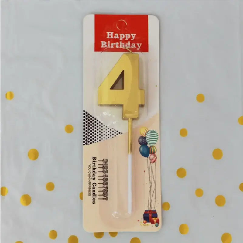 Number Candle Single Pcs ₹12/-