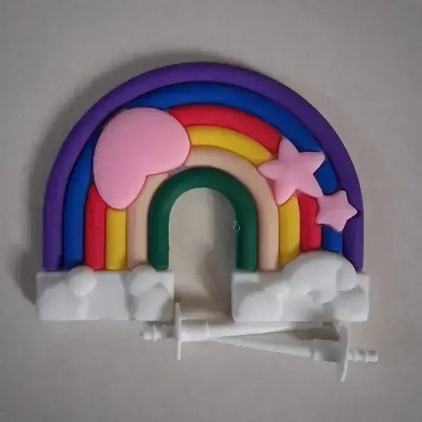 Rainbow Theme Silicone Topper
