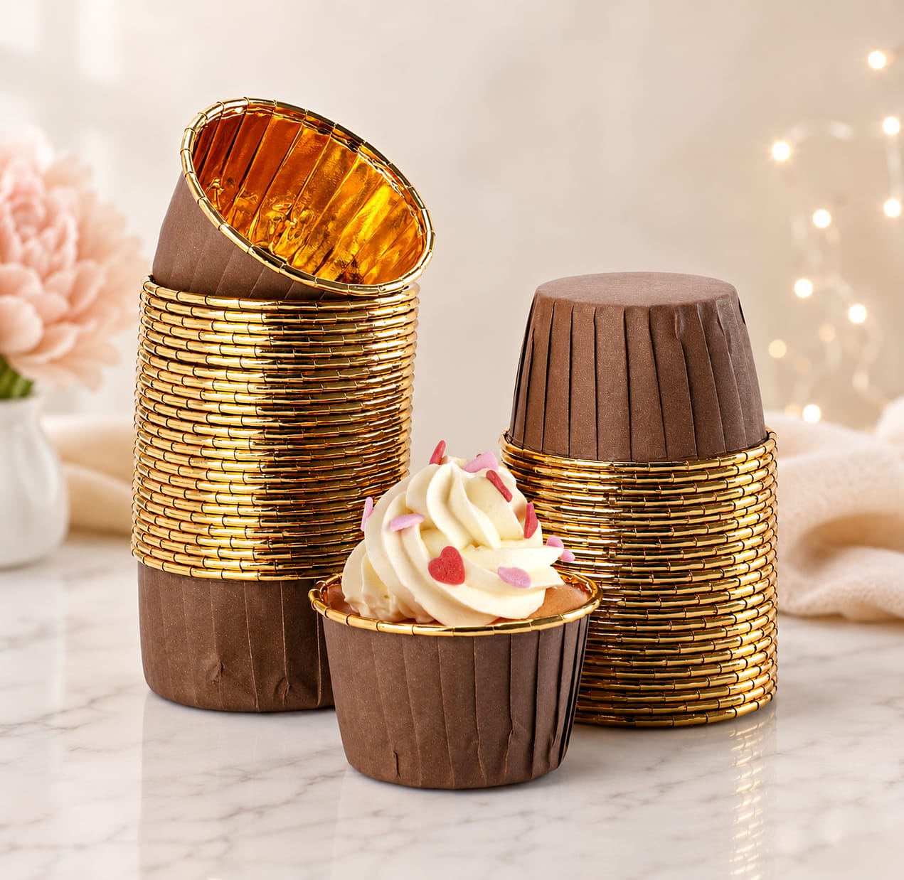 Premium Cupcake Liners  ₹3/- Each (MOQ: 5 Pcs)