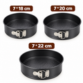 Removal Base SpringForm Cake Tin(Set of 3)