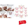 Butterfly With Stem (10pcs) Set