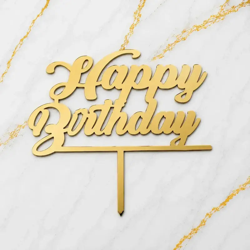 Premium Happy Birthday 5inch Topper