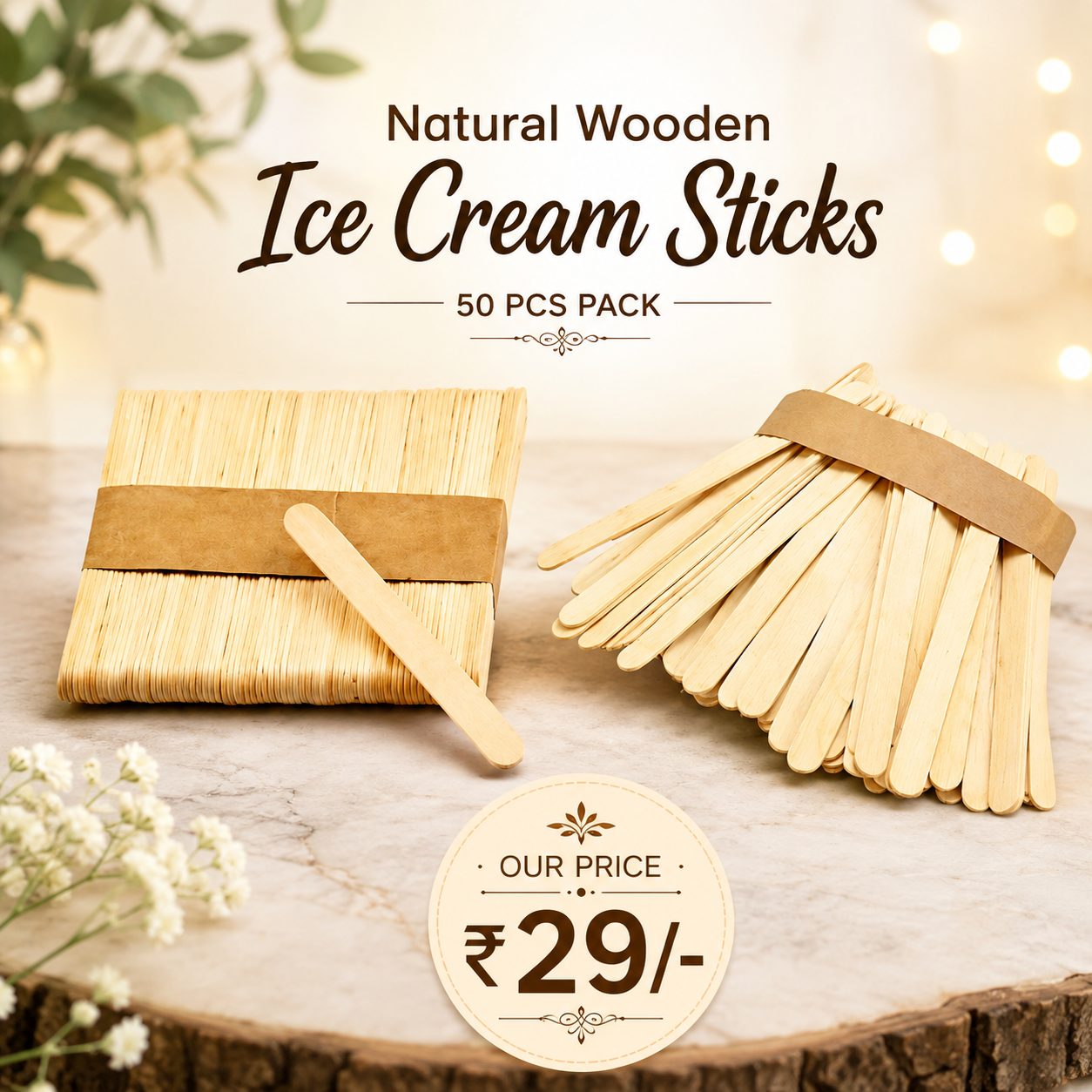 Ice Cream Stick(50pcs)Set