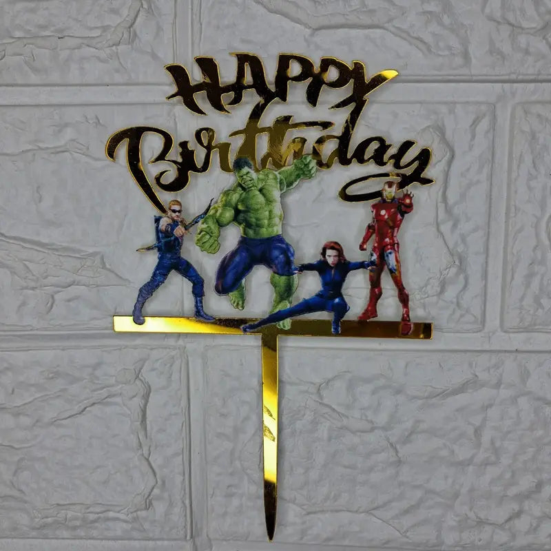 Happy Birthday Theme Topper