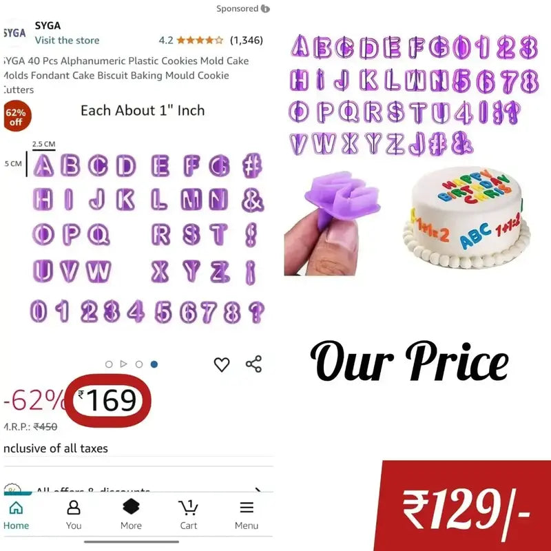 Alphabet and Numbers Cutter