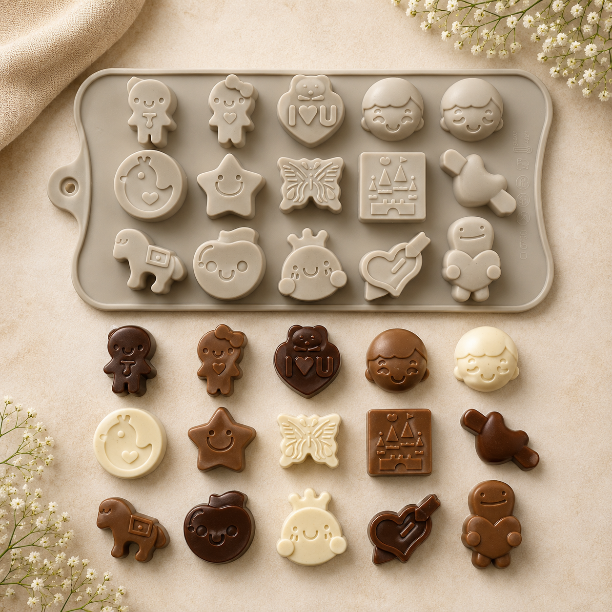 Cartoon Chocolate Mould