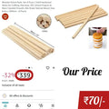 Wooden Dowels(8pcs) Set