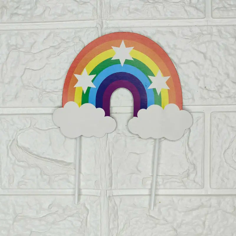 Rainbow Theme Topper