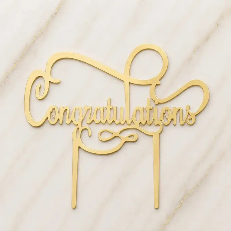 Congratulations 5inch Topper
