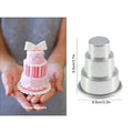 Mini 3Tier Cake(3.8h*3.5b)inch