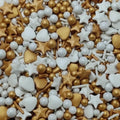 White Gold Mixed Sprinkles 50gm