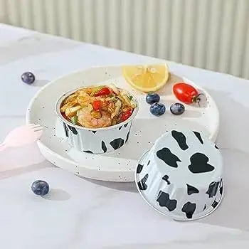 Aluminium Bake & Serve Foil Cup With Lid(5pcs pack)