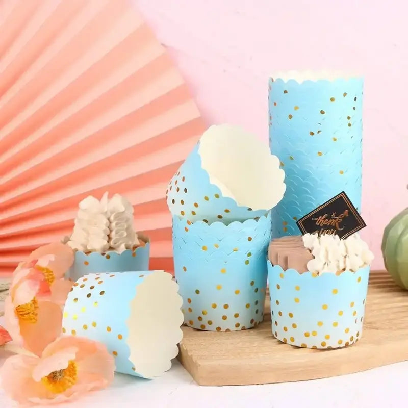 Metallic Cupcake Linear(50pcs)Set