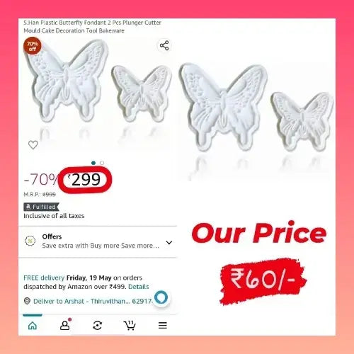 Butterfly Cutter(2pcs)Set