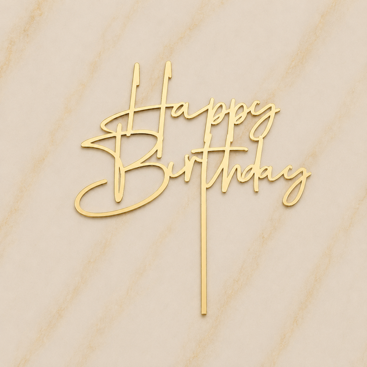 Premium Happy Birthday 5inch Topper